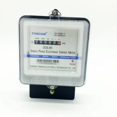 Dds-8 Series Single Phase Energy Meter Iron Base