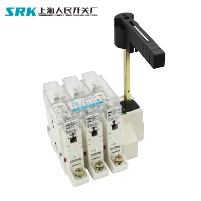 Hglr Fuse Type 3p 4p 63A 100A 160A 200A 250A 400A 630A 8000A 1000A 1250A Rotary Isolator Isolation Load Break Changeover Switch